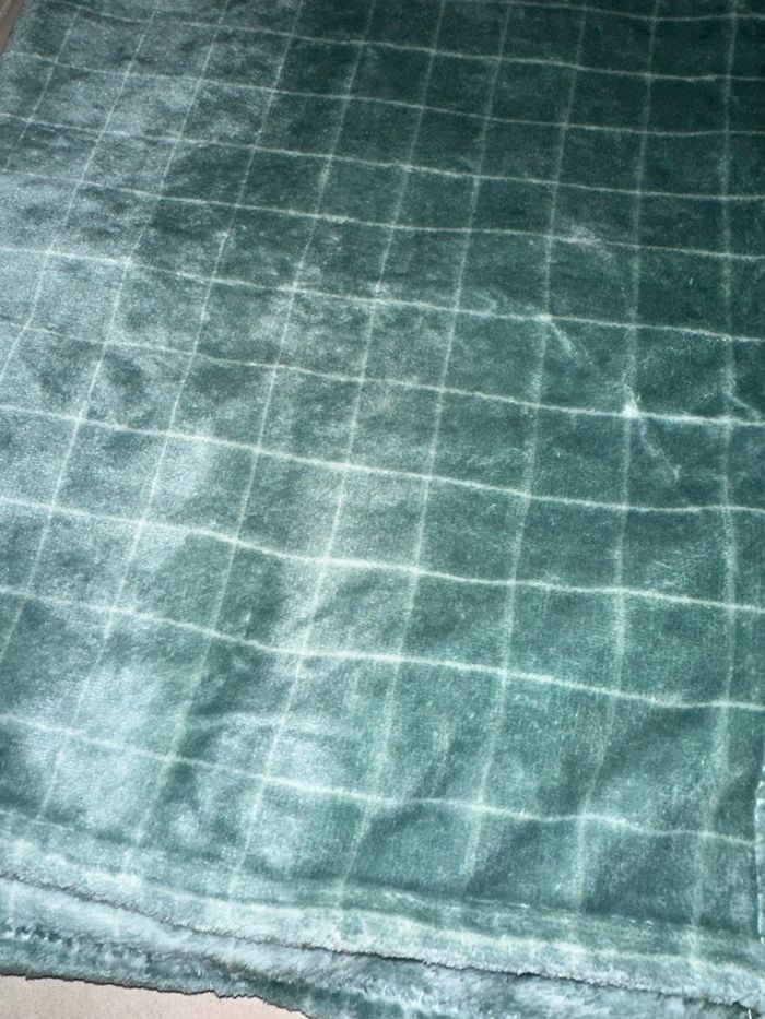 Couverture microdoux imprimée carreaux 75x100 cm Carreaux - Plaid bébé / enfant