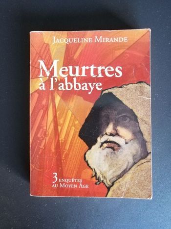 Livre Meurtres à l'abbaye de Jacqueline Mirande en bon état