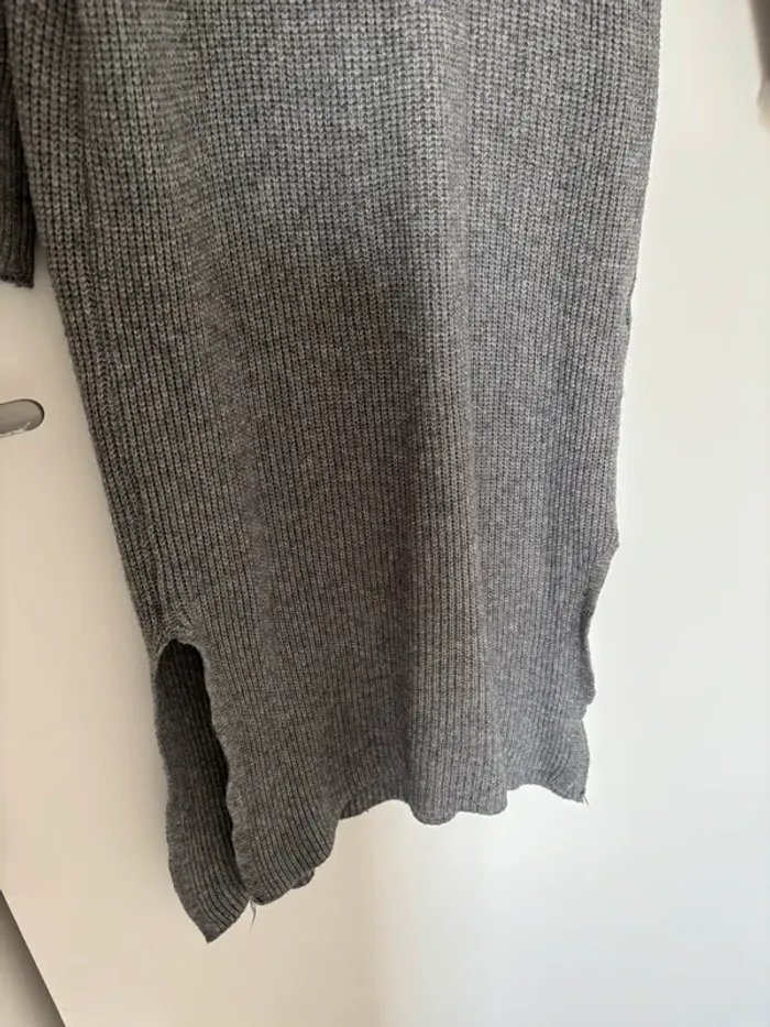 Robe pull femme grise TU - photo numéro 4