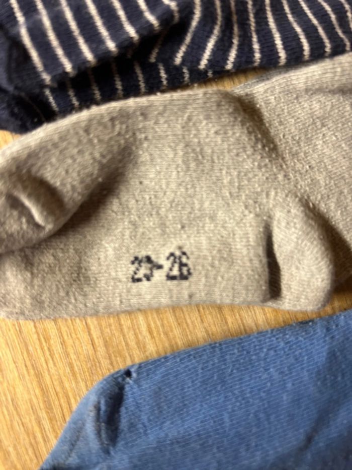 Lot 7 paires chaussettes 23-26 - photo numéro 4