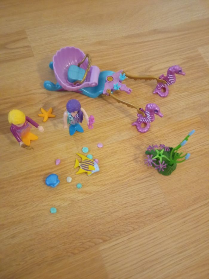 Playmobil princess avec hippocampe