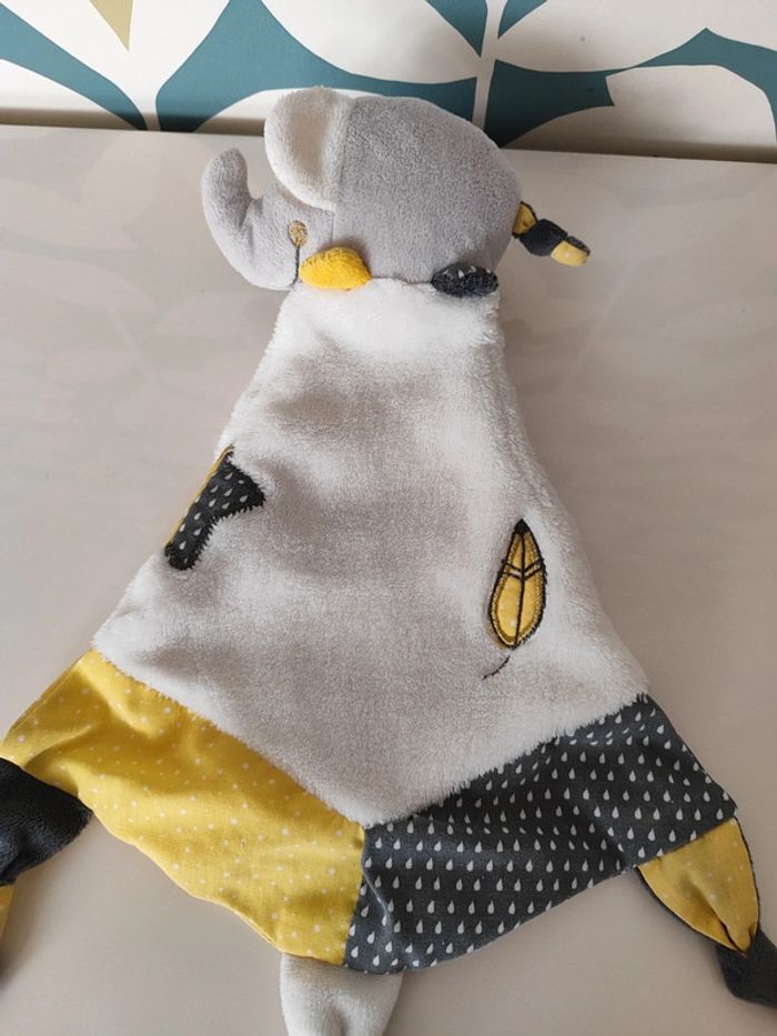 Doudou plat éléphant sauthon - photo numéro 3