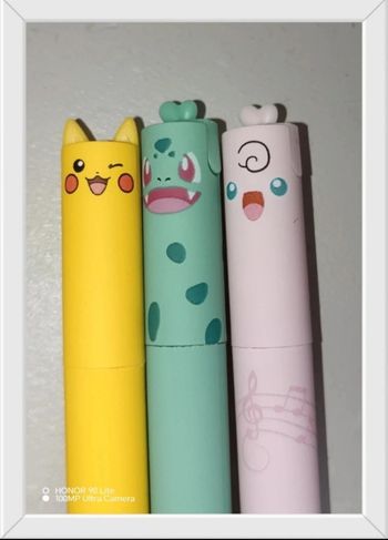 Stylos effaçables pokemon pikachu