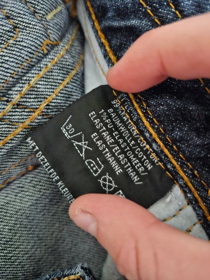 Jean femme marine taille S - photo numéro 4