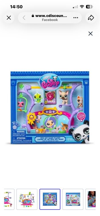 Coffret petshop neuf