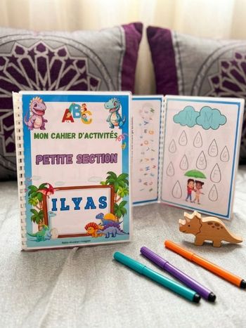 Livre maternelle personnalisé a scratch 
