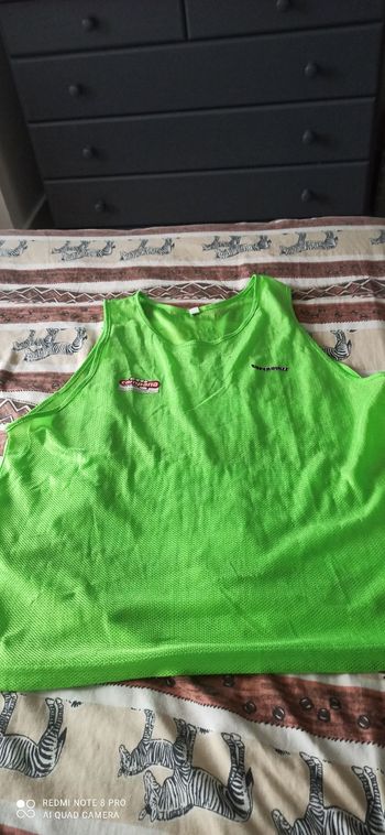 Débardeur vert fluo xl