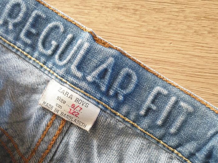 💚 Short en jeans 6/7 ans Regular fit Zara #emyfleury_7ansgarçon - photo numéro 3