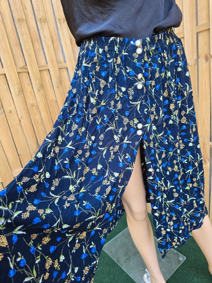 Jupe boutonnée 🍒vintage 80 fabriqué en France🍒taille jusqu'au 38