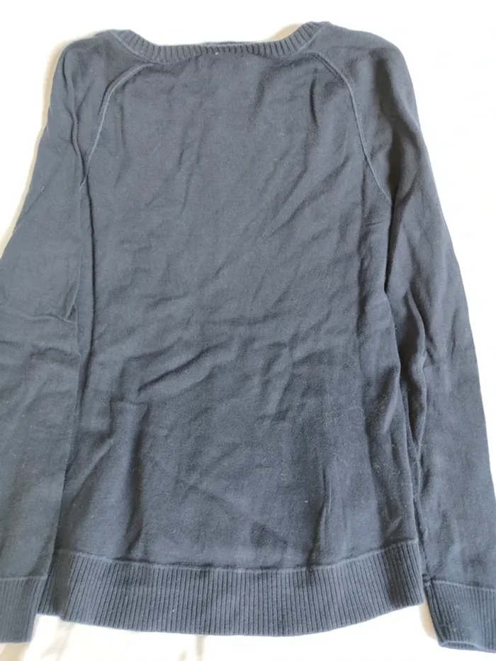 Pull-femme- tommy Hilfiger -bleu marine-M - photo numéro 5