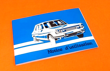 Simca 1100  Notice d' utilisation  (1977)