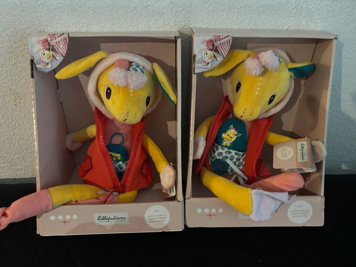 Lot de 2 doudou neuf liliputiens - photo numéro 2