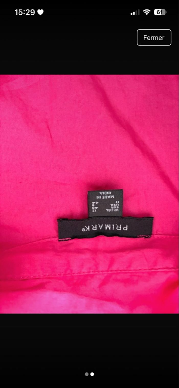 Chemise rose - photo numéro 2