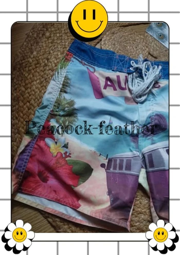Short de plage homme M austar jeans - photo numéro 2