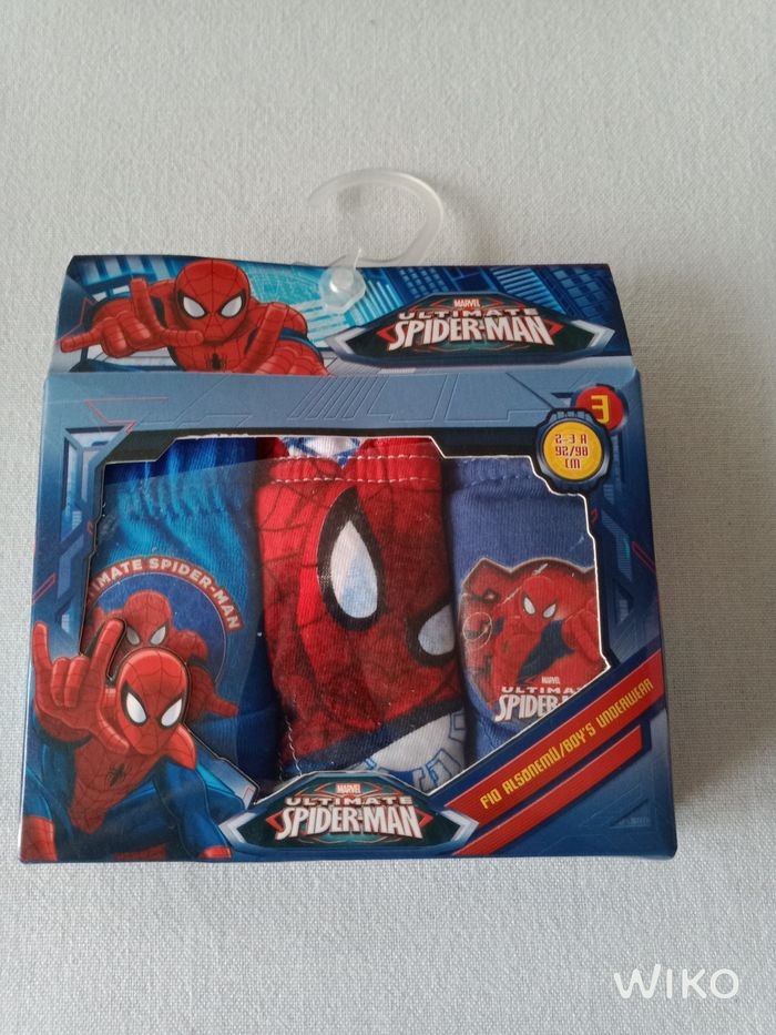 Boîte de 3 slips 2/3 ans Spider-Man