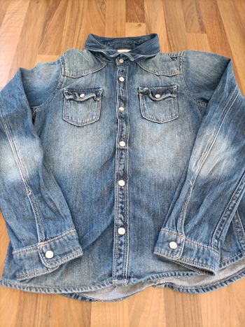 Chemise en jean 7- 8 ans h&m