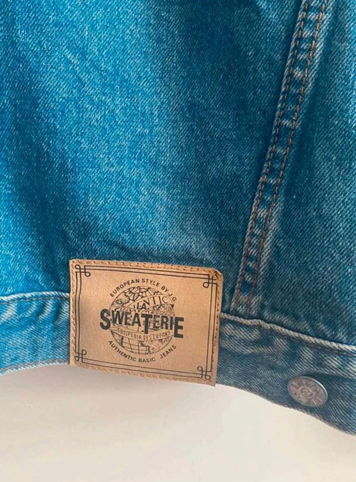 Veste en  jean  brute femme La  Sweaterie  Vintage / Streetwear - photo numéro 9