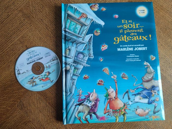 Livre avec CD " et si un soir il pleuvait des gâteaux"