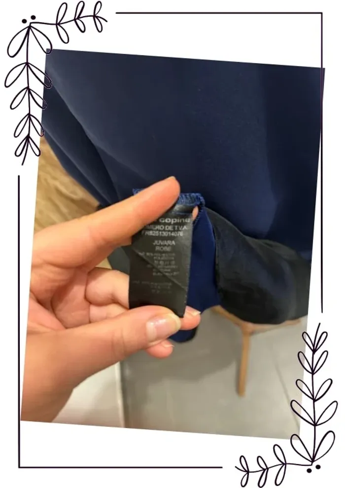 Robe fluide cop copine bleu - photo numéro 5