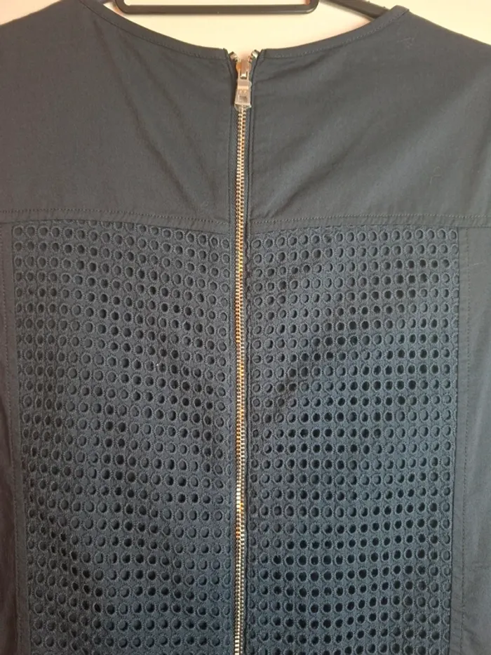 Robe Armani Exchange A|X bleu marine chic ajourée T.40/42 - photo numéro 8
