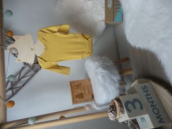 Jolie bodies manche longue jaune moutarde Tex bébé fille 3 mois 