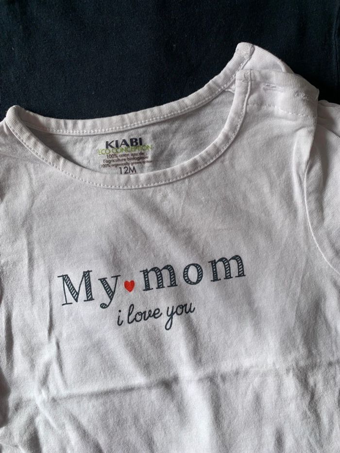 Lot 4 tee shirts fille 12 mois - photo numéro 2