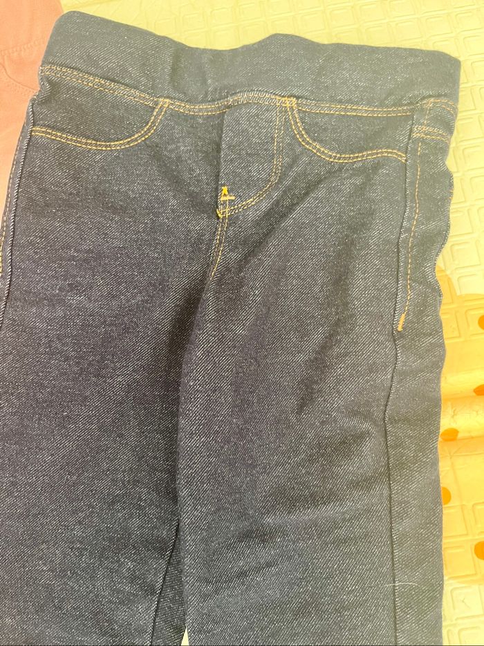 Lot de 3 leggings / jeggins fille 3 ans - photo numéro 4