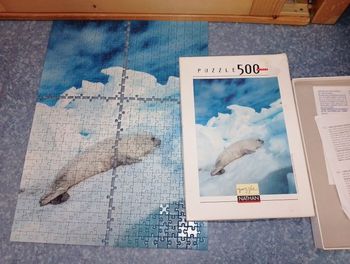 Puzzle bébé phoque complet 500 pièces Nathan