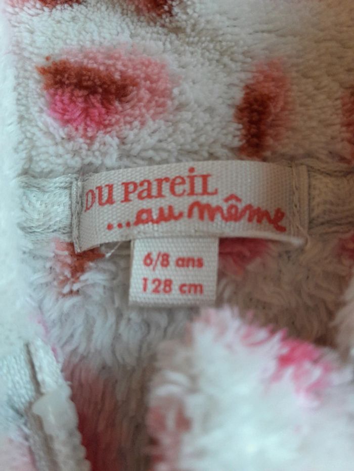 Surpyjama DPAM léopard rose 6-8ans - photo numéro 3