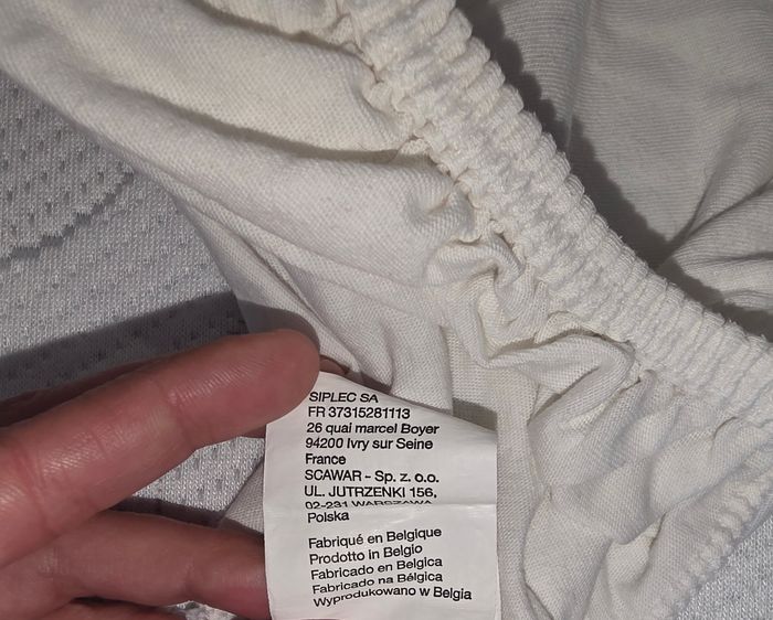 Drap housse blanc 120×60cm - photo numéro 3