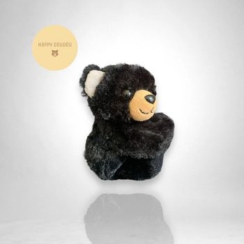 Peluche ours noir bracelet A372