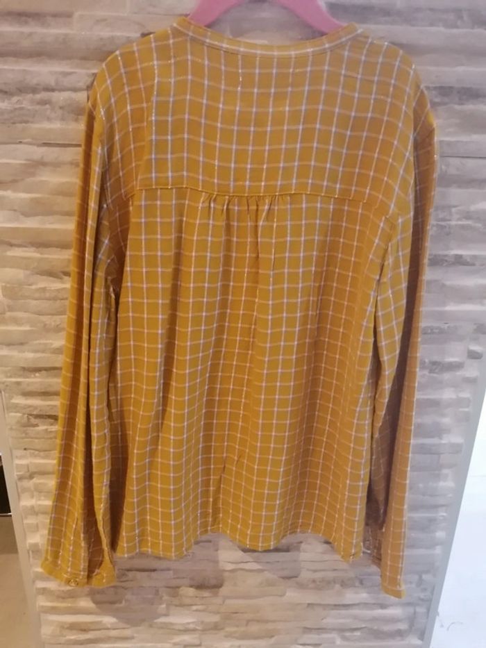Chemise doré /moutarde 10ans - photo numéro 5