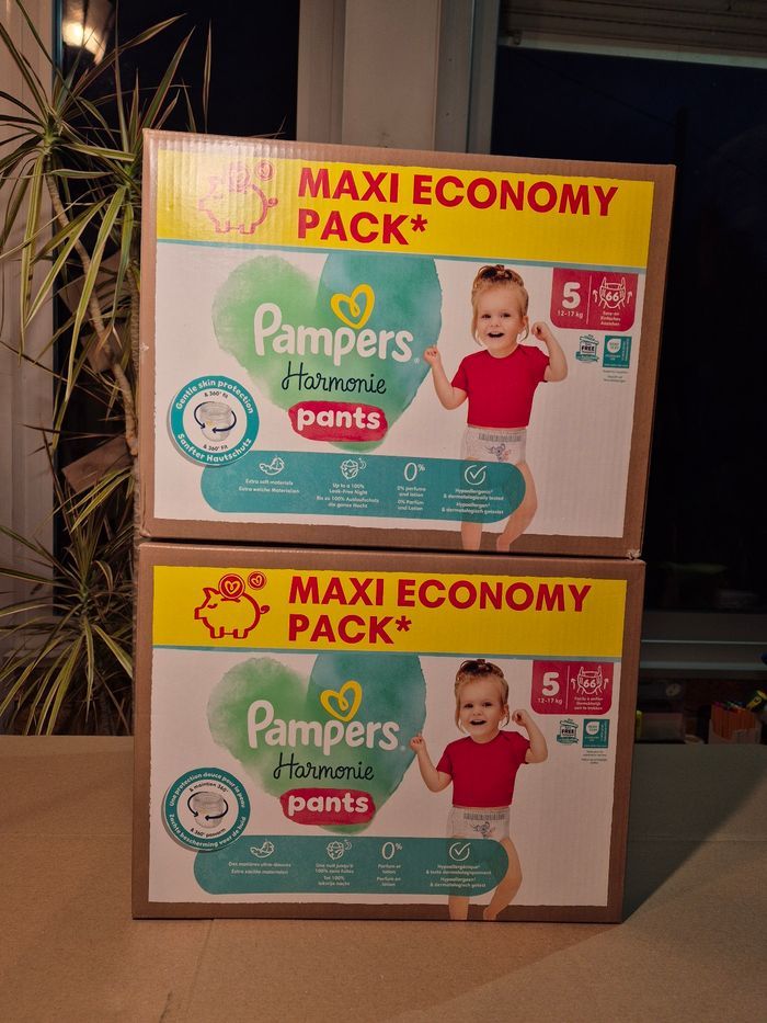 Couche taille 5 Pampers Harmonie taille 5 : 132 culottes - photo numéro 2