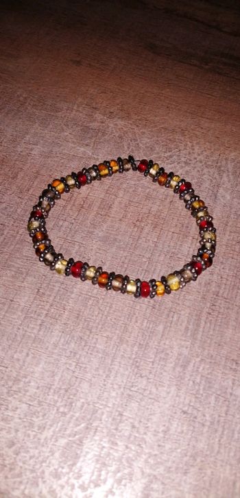 Bracelet vintage perles de verres