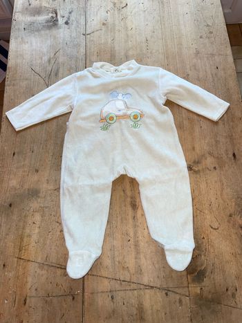 Pyjama bébé velours