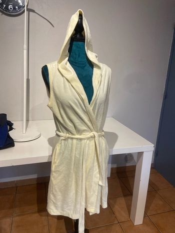 Peignoir robe de chambre en éponge coton