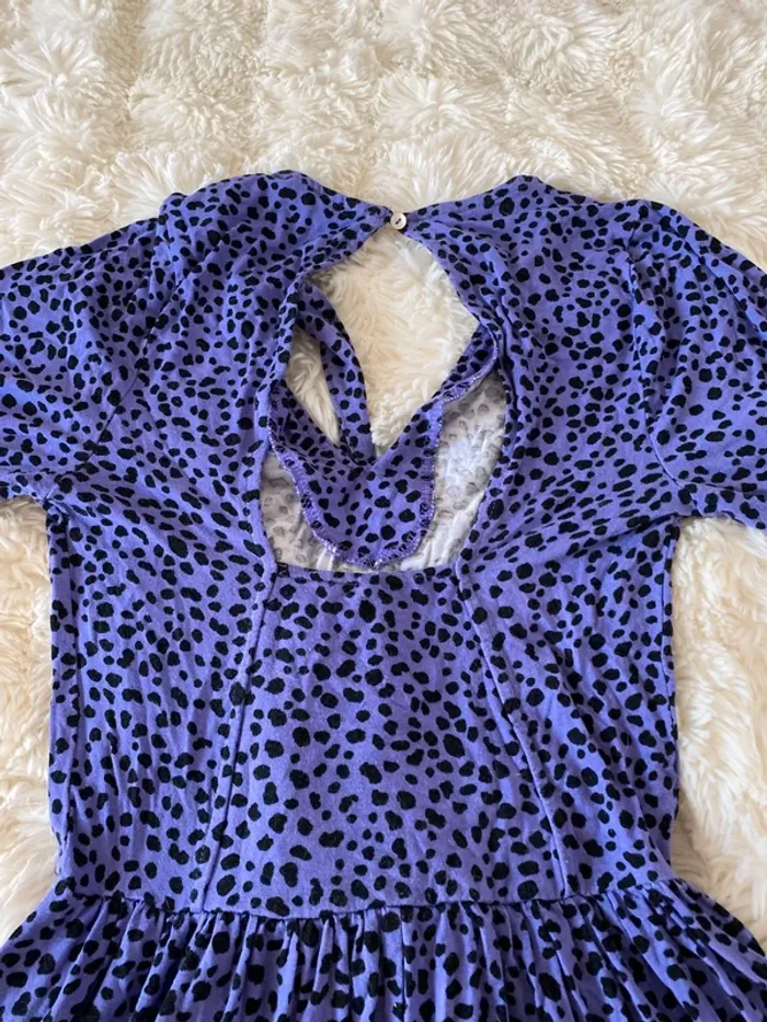 Jolie combi short violette et noire Stradivarius taille XS - photo numéro 6