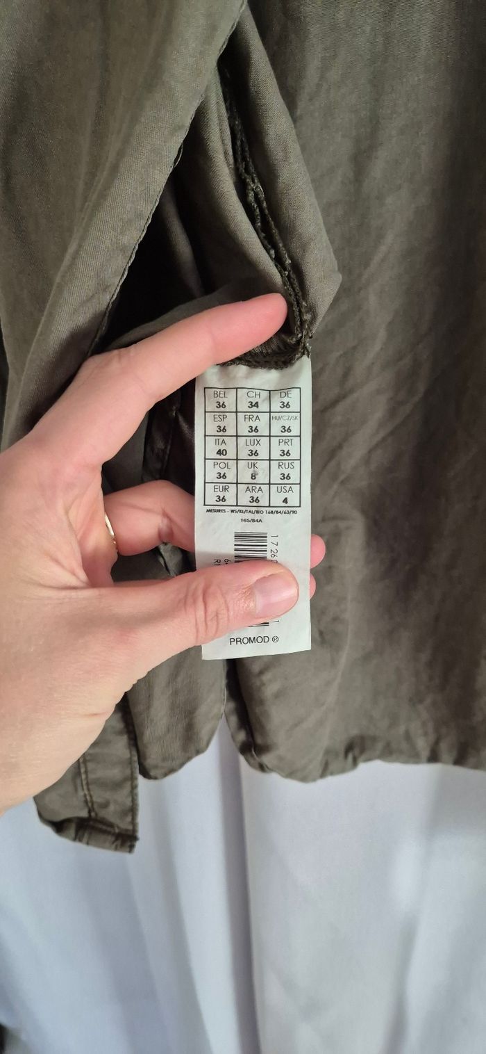 Chemise kaki Promod - photo numéro 6