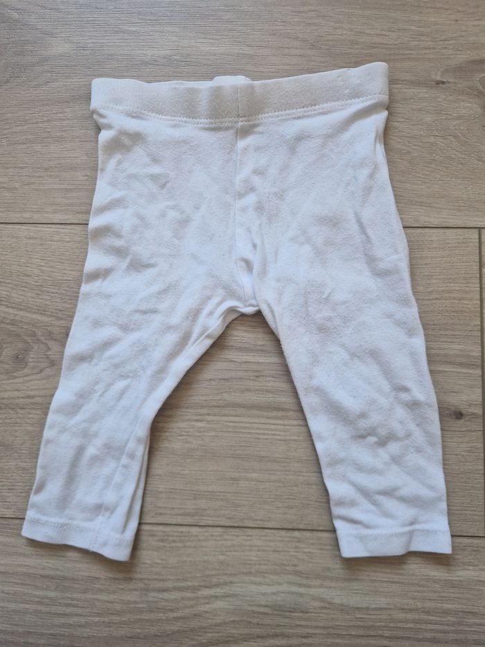 Lot de 3 leggings blanc Kiabi 9 mois - photo numéro 6