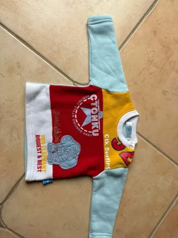 Pull 6 mois garçon pull  éléphant