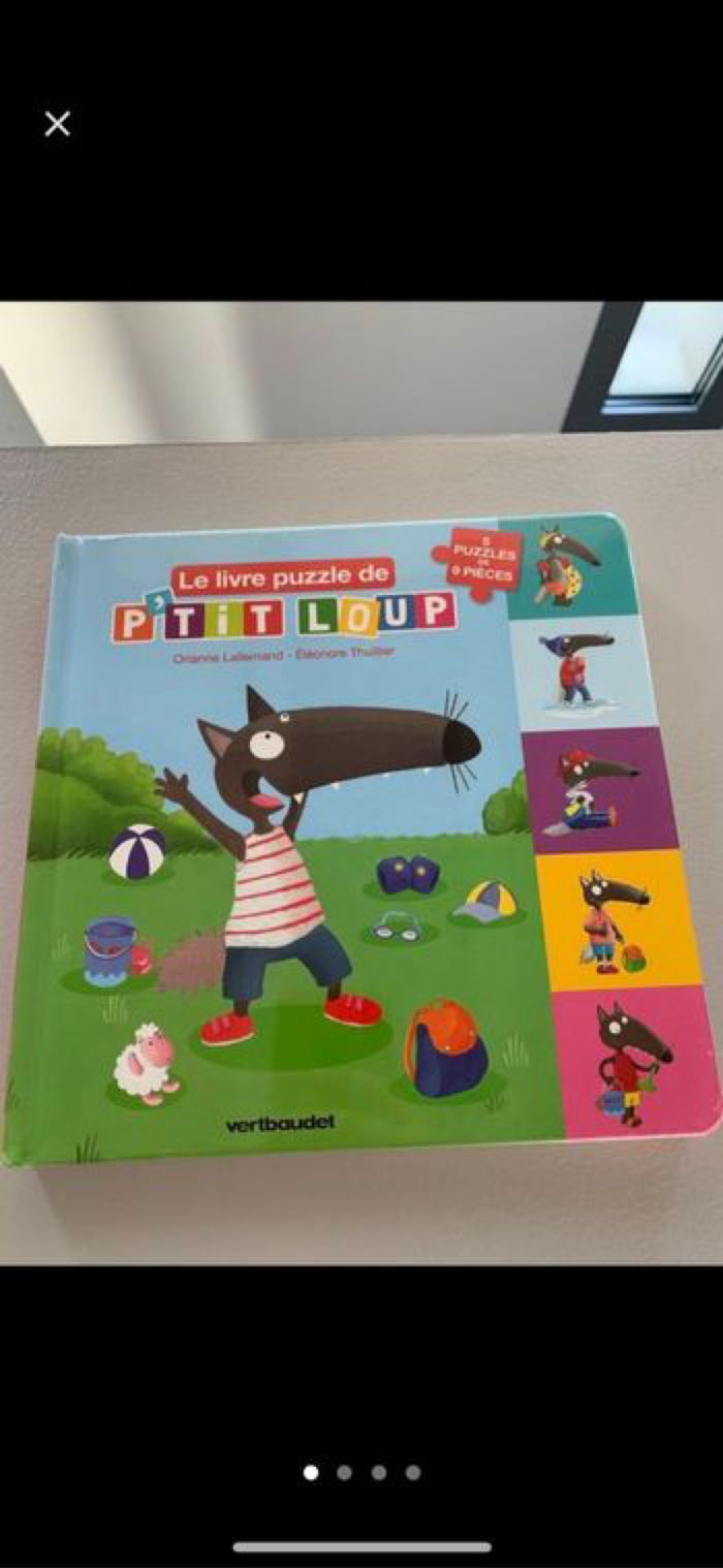 Livre puzzle P’tit Loup