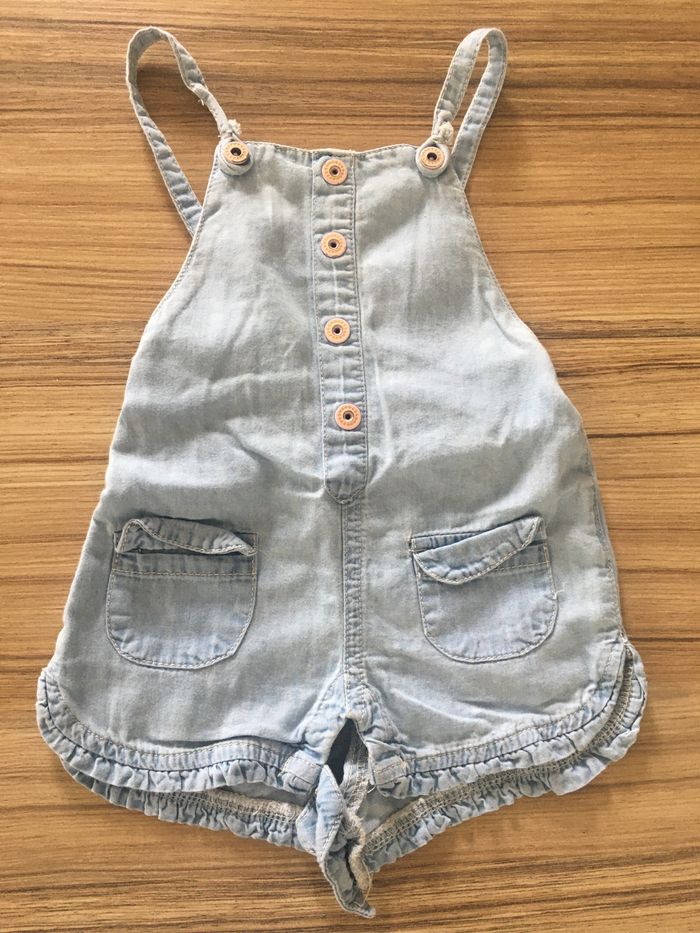 Salopette-short 6 mois