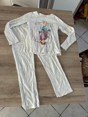 Pyjama reine des neiges