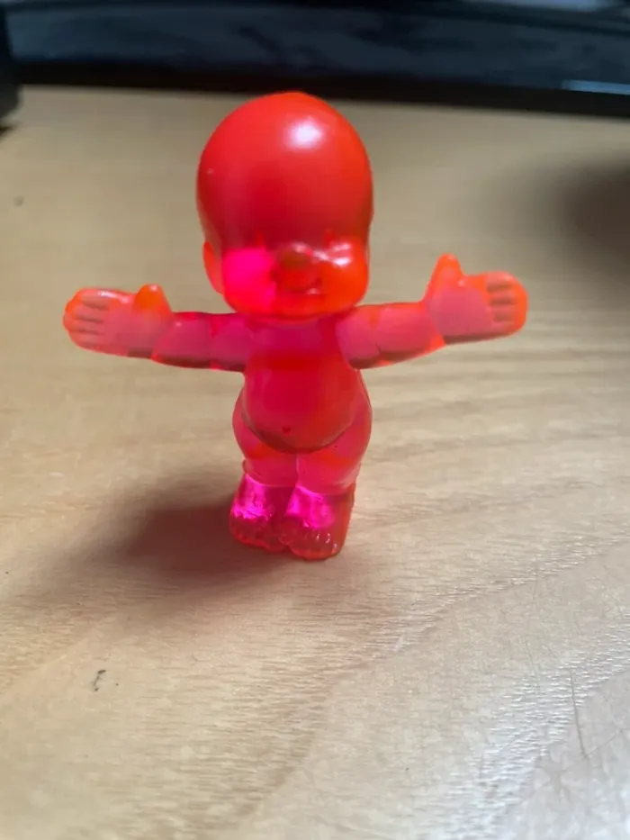 Figurine Vintage Magic Babies Numero 11 orange Fluo (1990)