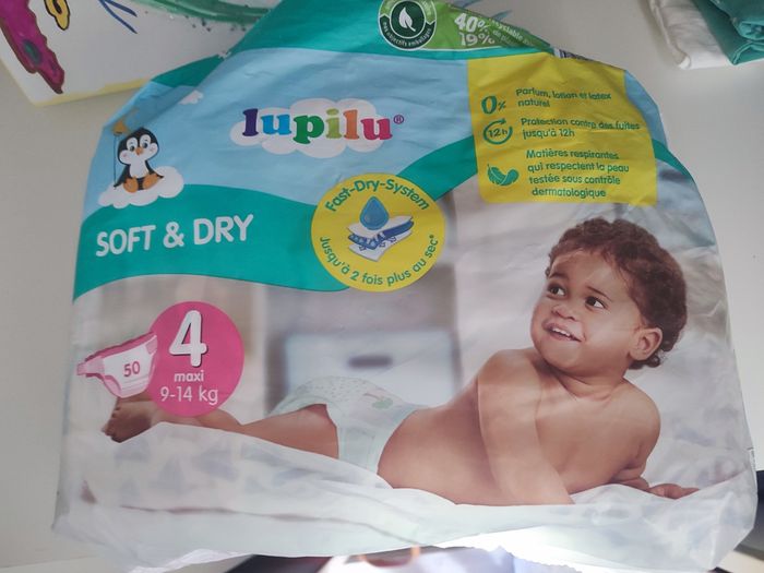 Couches Lupilou taille 4 - jusqu'à 14. Kglu