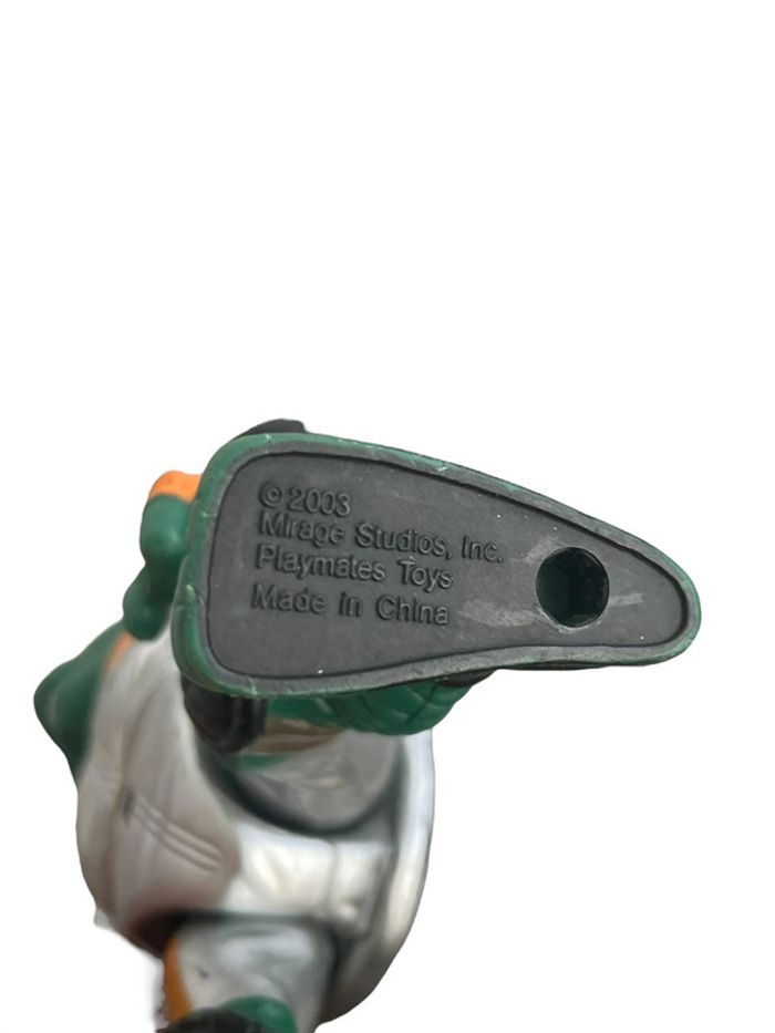 Figurine Teenage Mutant Ninja Turtles Michelangelo Giant Fightin Gear 12 cm Playmates Toys 2003 - photo numéro 5
