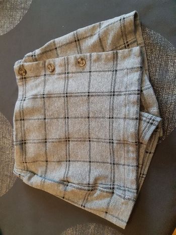Jupe-short/jupe culotte grise