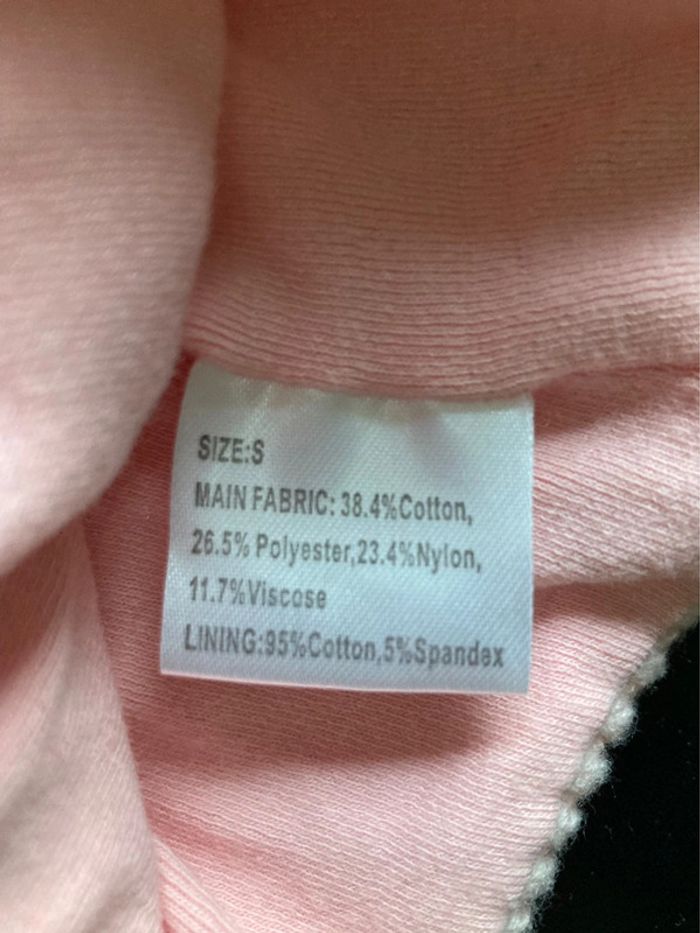 Bonnet rose tricoté 0-6 mois (taille S) - photo numéro 2