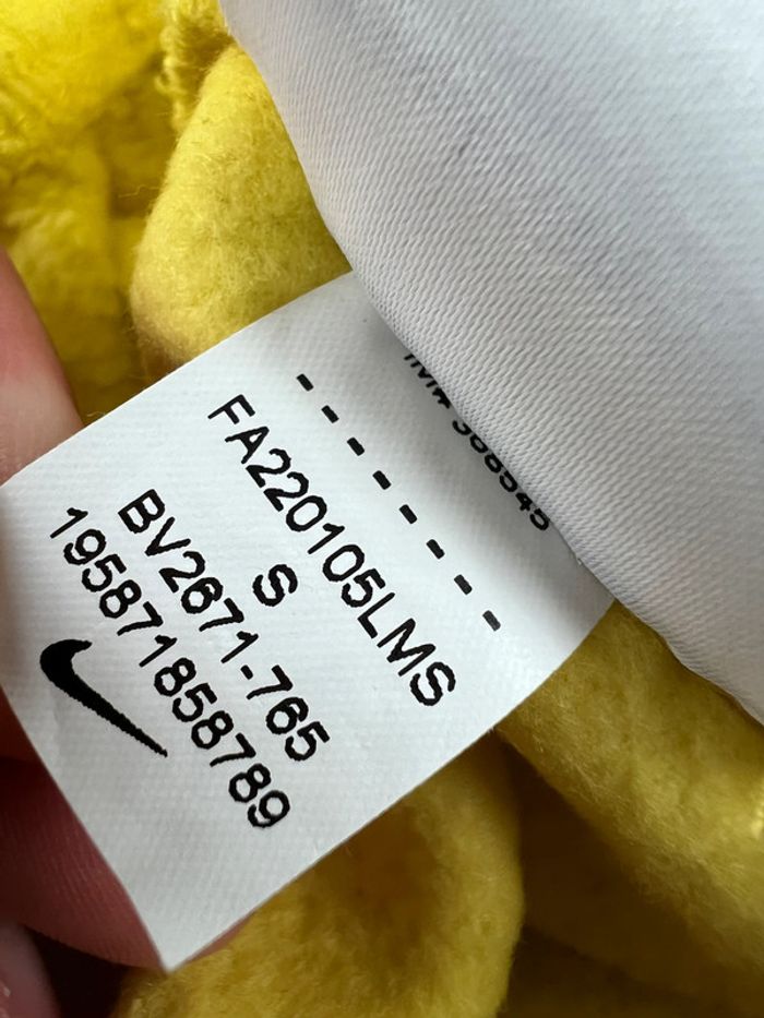 Jogging Nike jaune logo brodé – Taille S - photo numéro 9