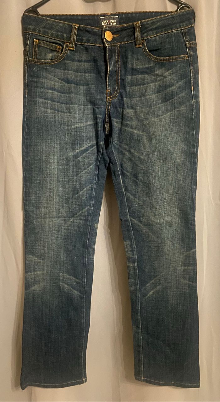 Jean droit »Jean-Paul Gaultier »bleu